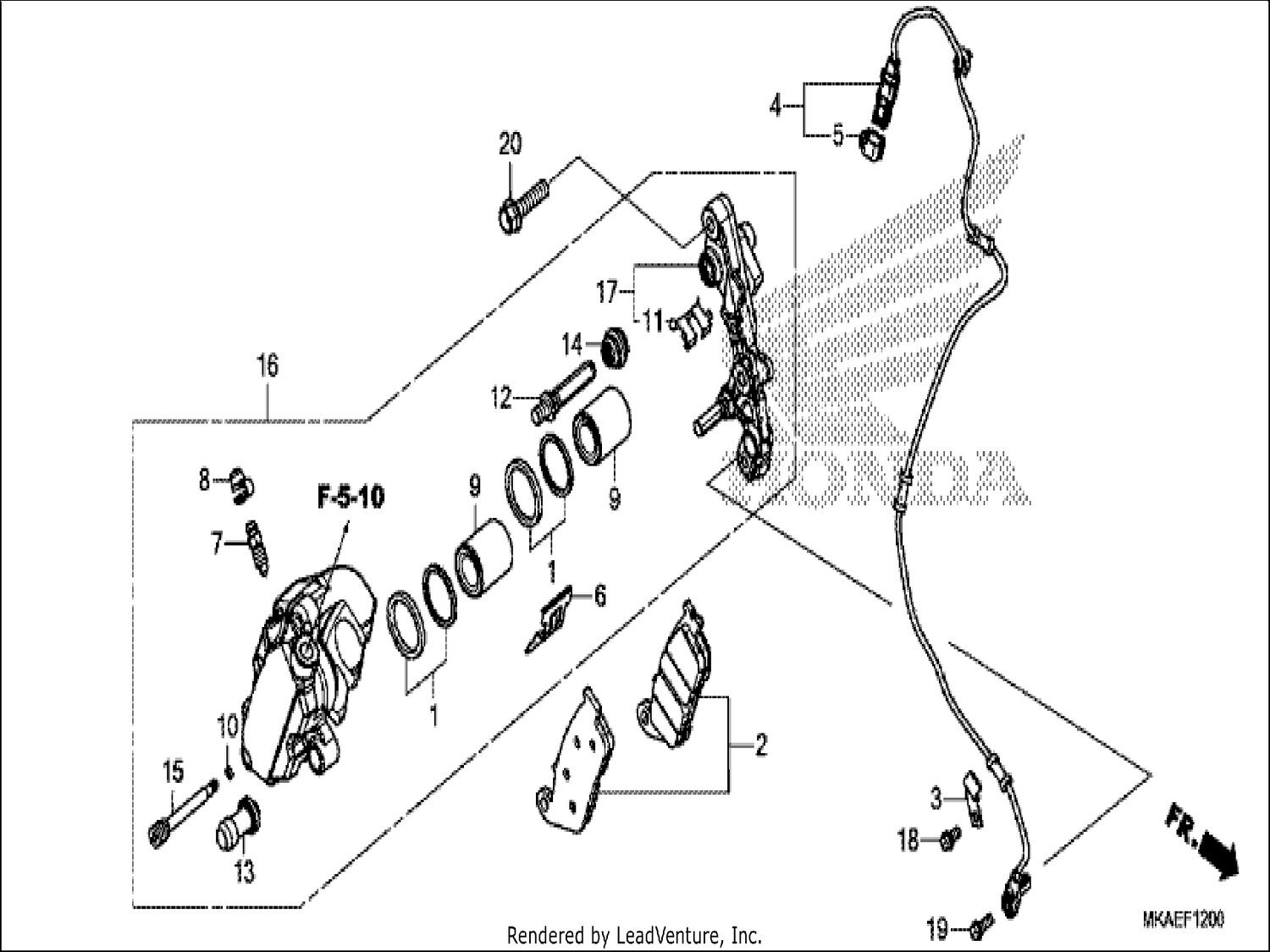  FRONT BRAKE CALIPER