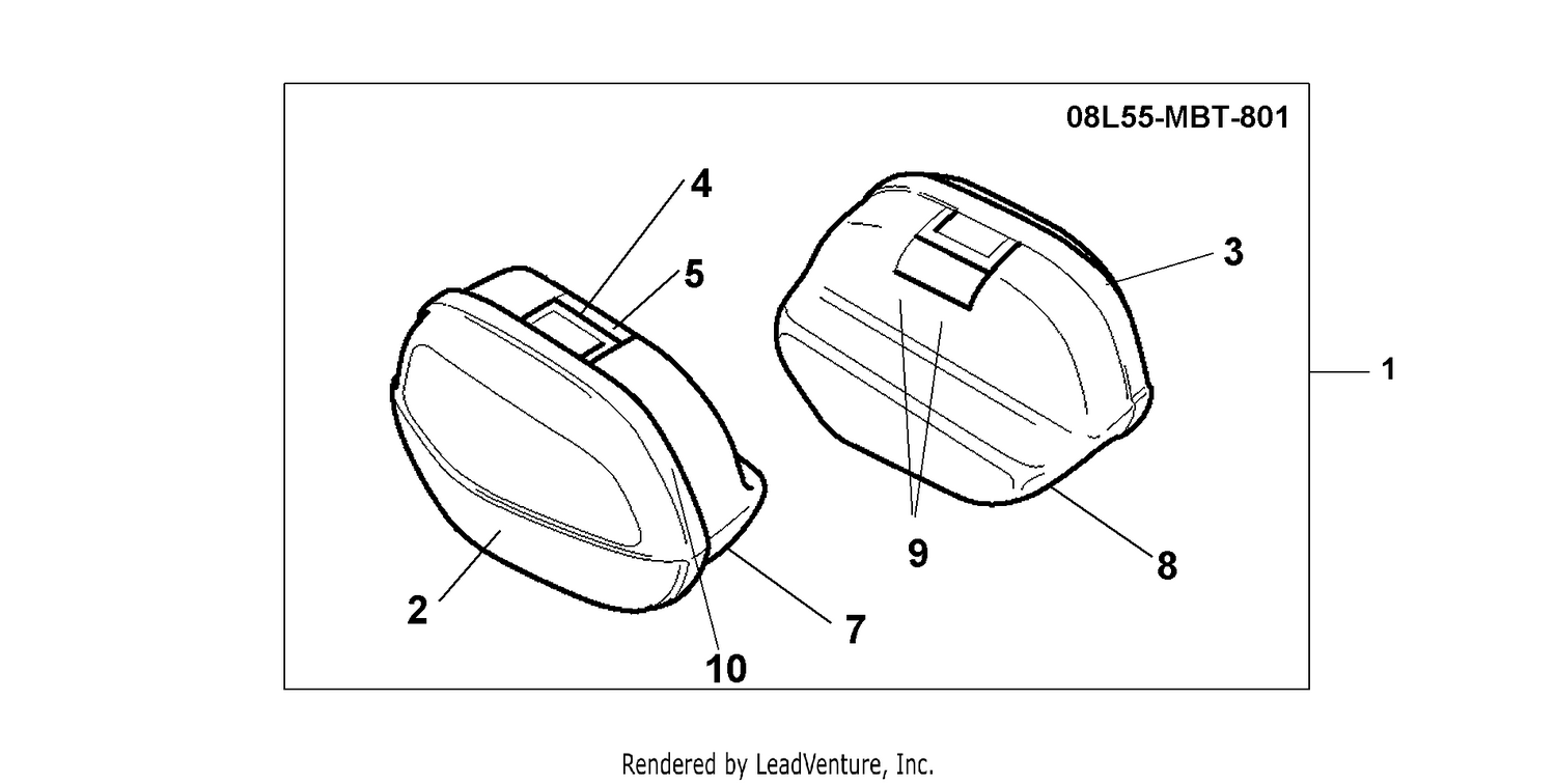 SADDLE BAG SET