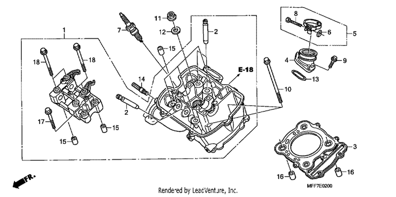  FRONT CYLINDER HEAD