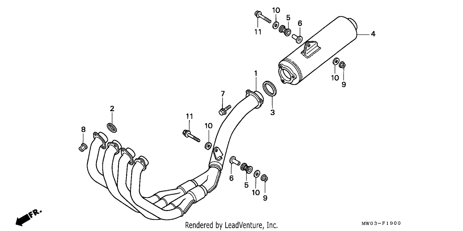 EXHAUST MUFFLER