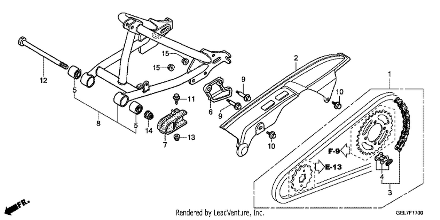  SWINGARM (CRF50FC)