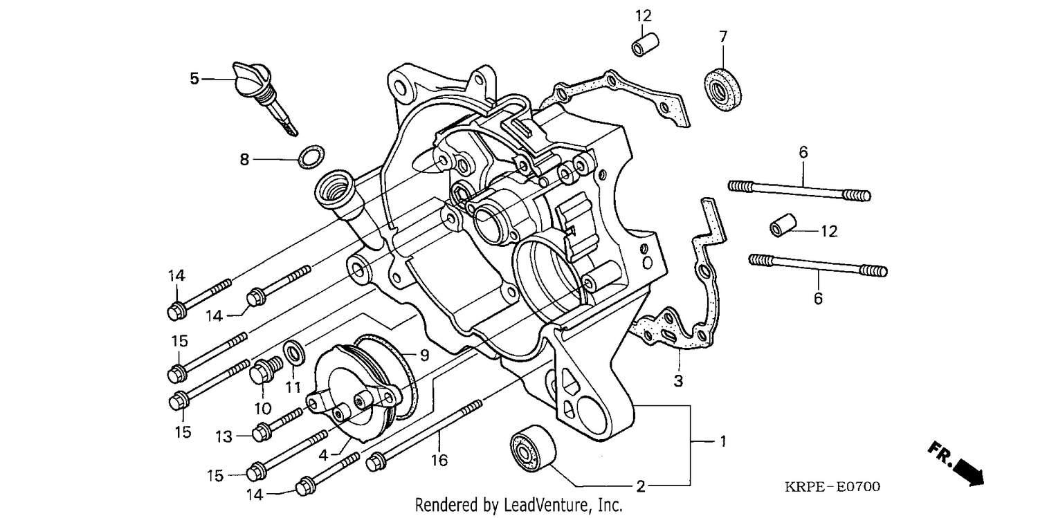 RIGHT CRANKCASE
