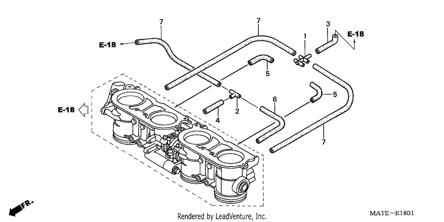 THROTTLE BODY (TUBING)