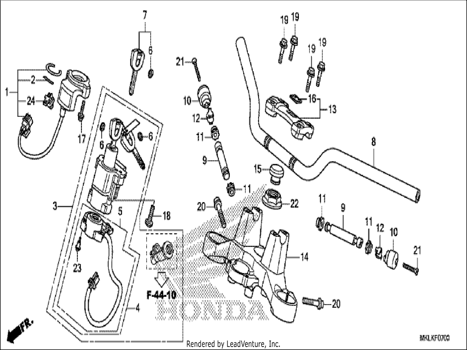  HANDLE PIPE/TOP BRIDGE