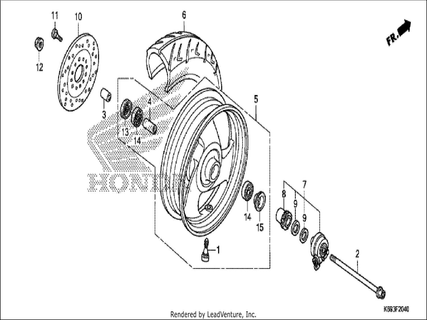  40 FRONT WHEEL