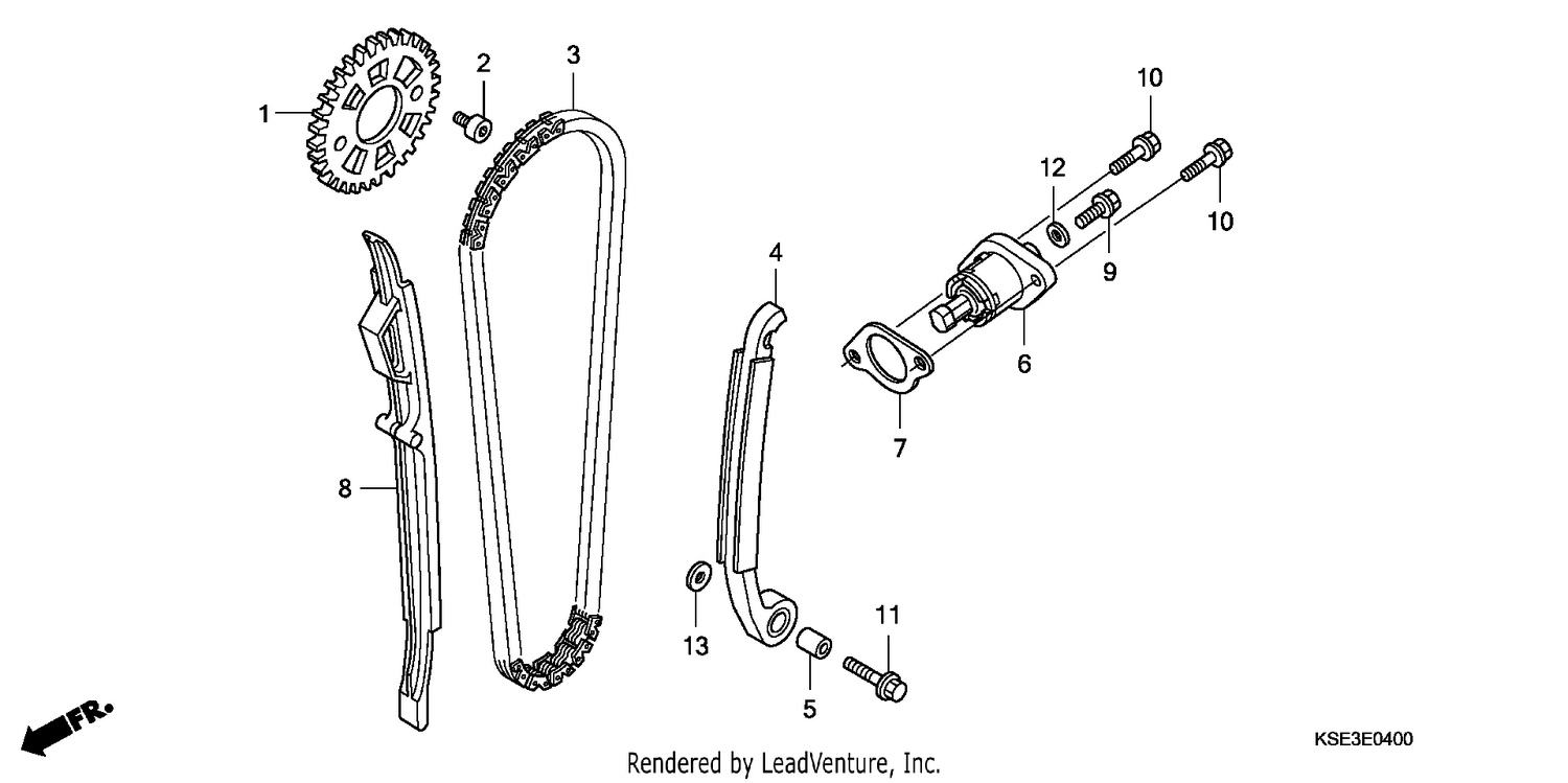 CAM CHAIN/TENSIONER