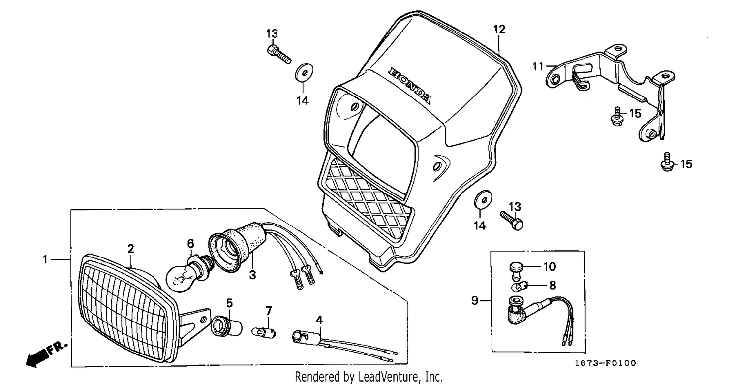 HEADLIGHT (DK/E/ED/N)
