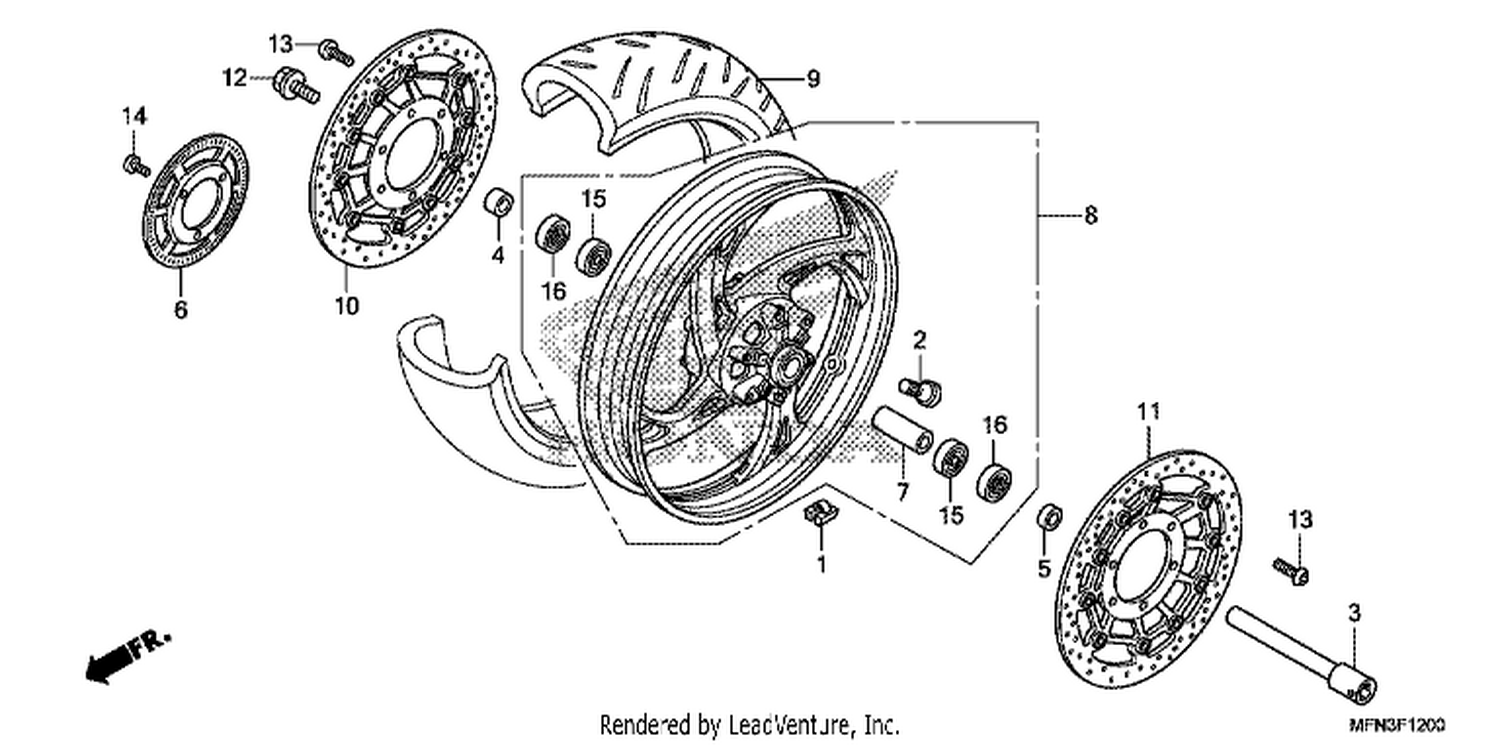  FRONT WHEEL