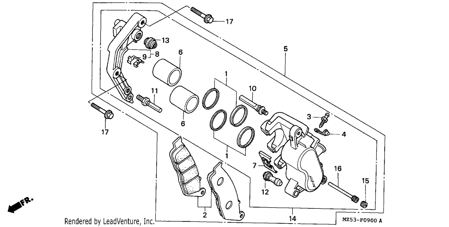 FRONT BRAKE CALIPER