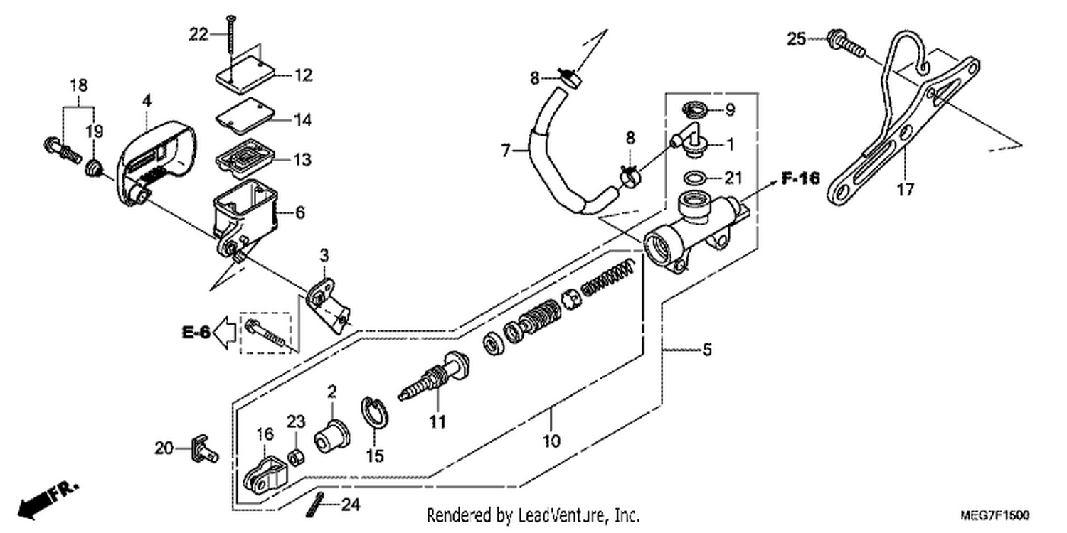  REAR BRAKE MASTER CYLI NDER