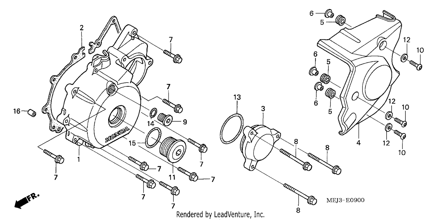 LEFT CRANKCASE COVER