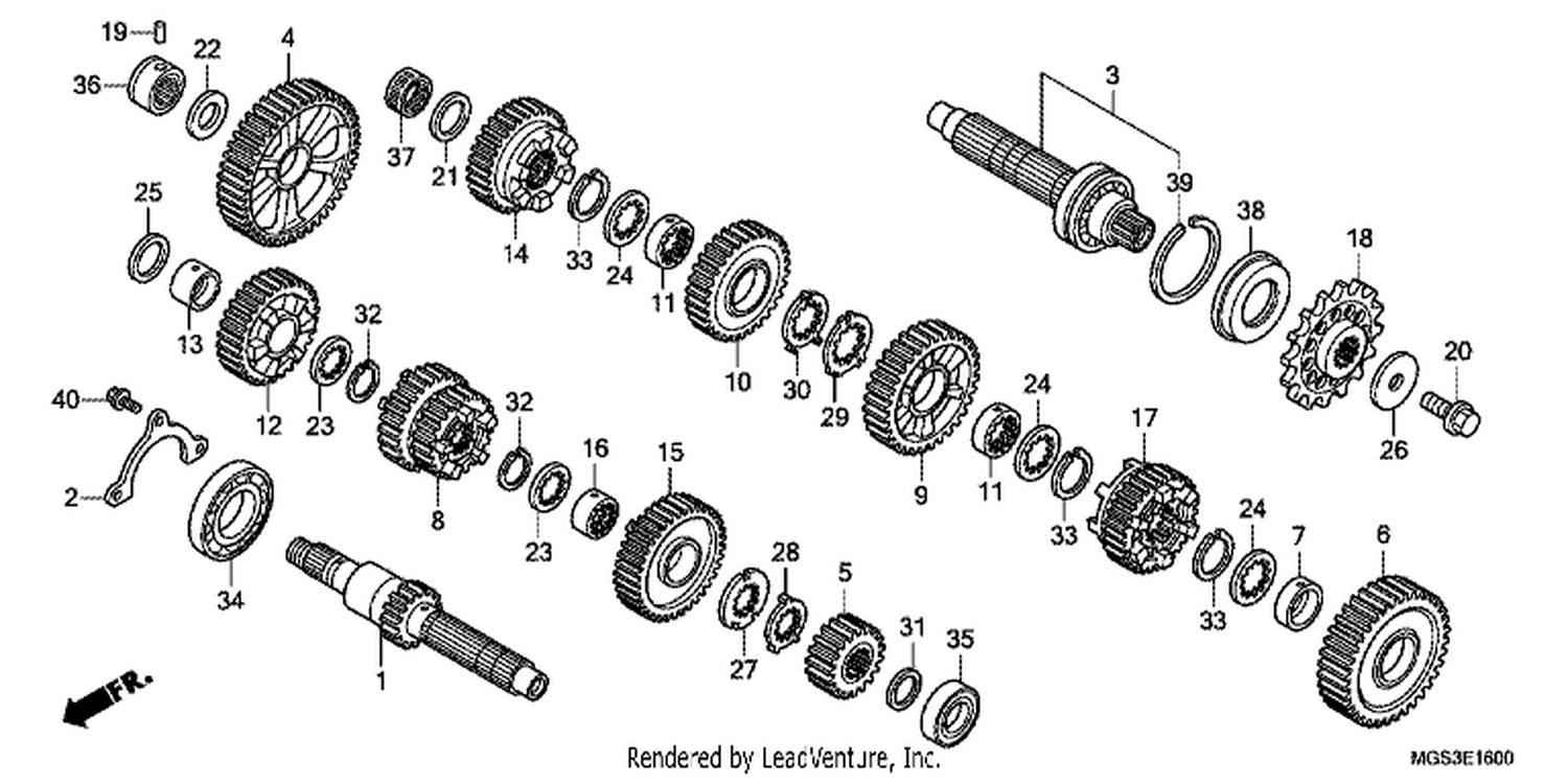 TRANSMISSION (NC700X/XA)