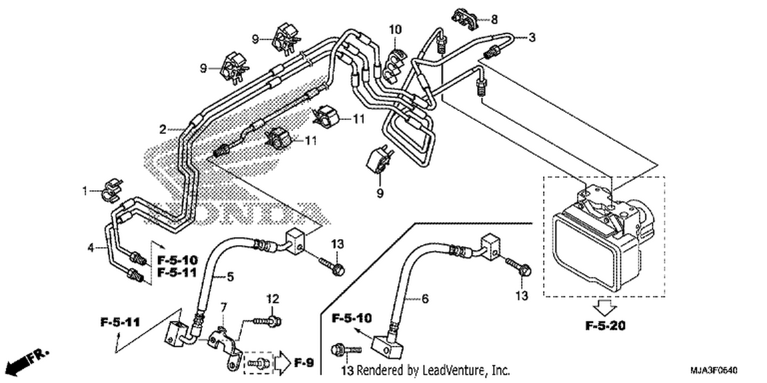  40 FRONT BRAKE PIPE