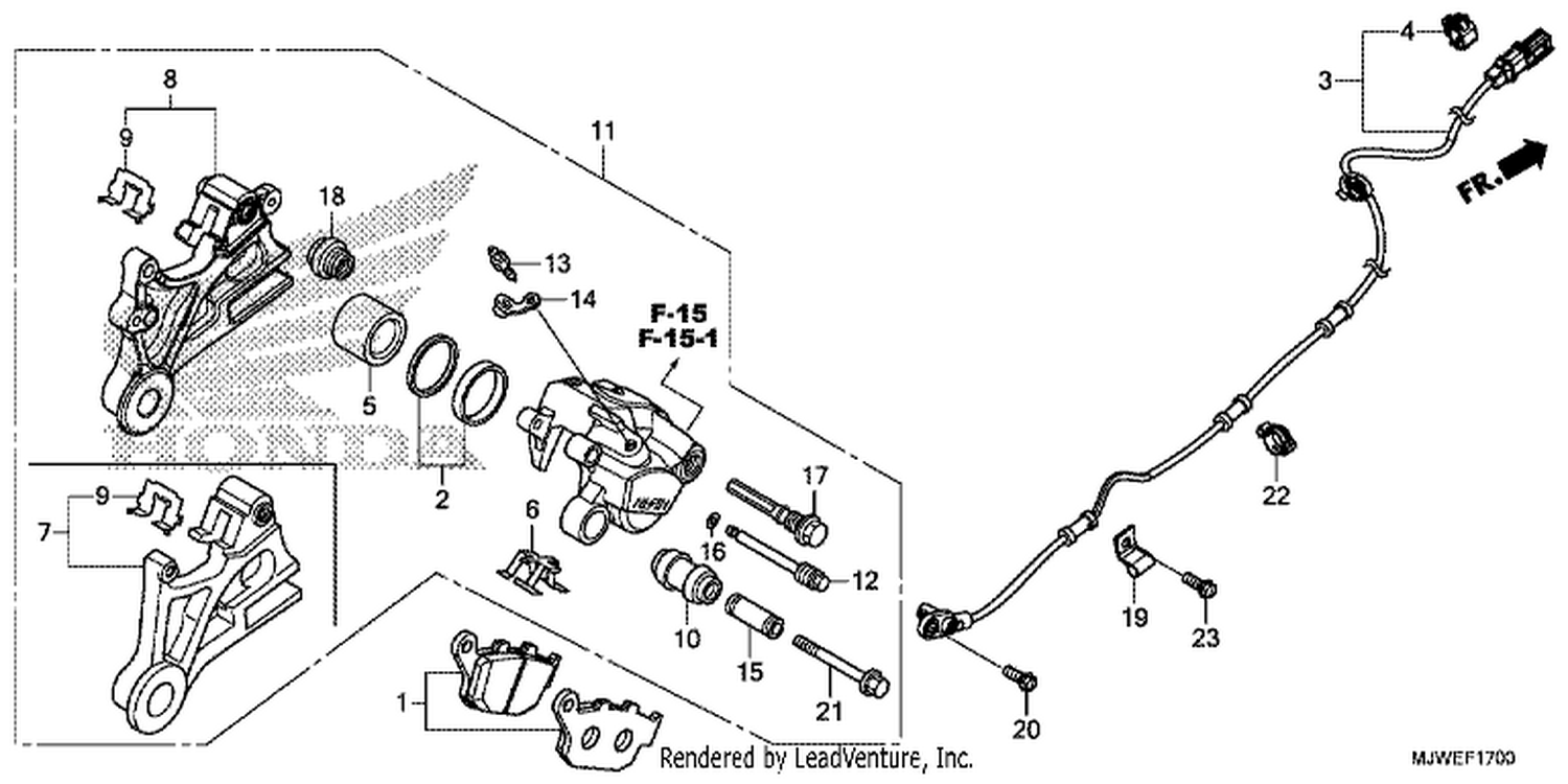  REAR BRAKE CALIPER