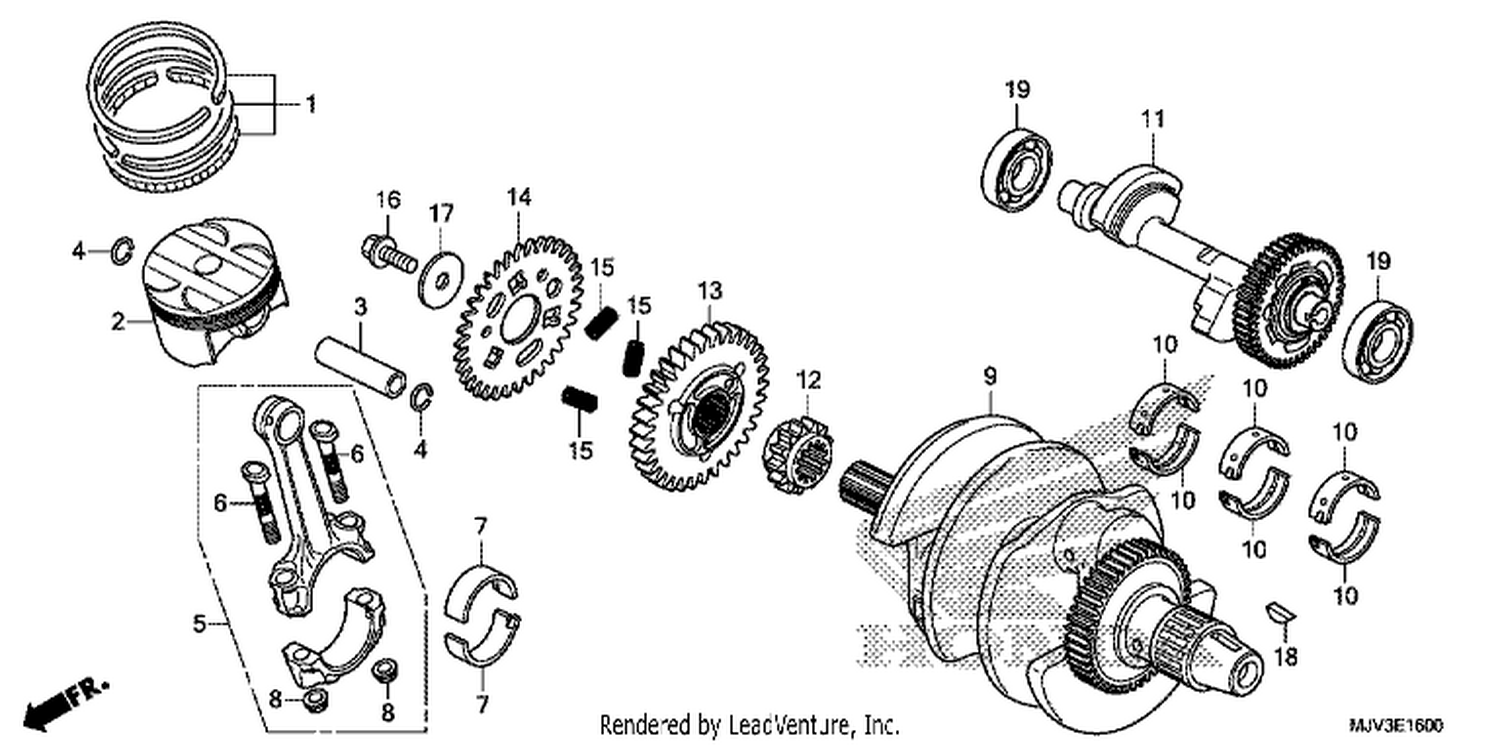  CRANKSHAFT/ PI STON
