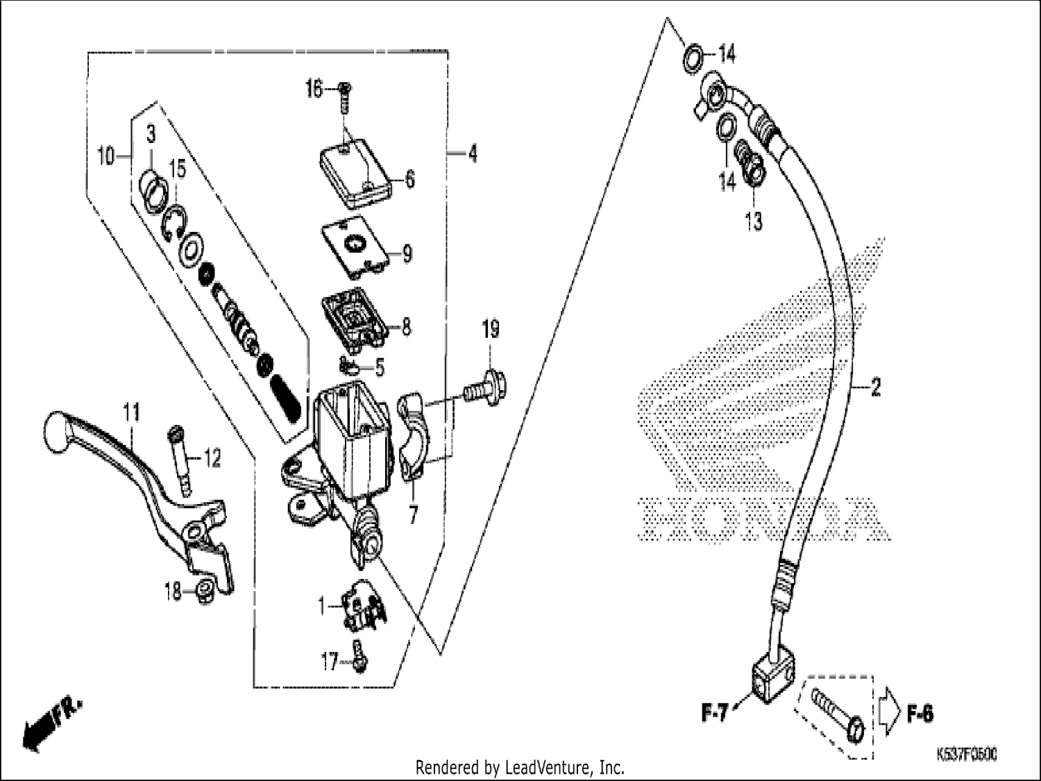  FRONT BRAKE MASTER CYLINDER