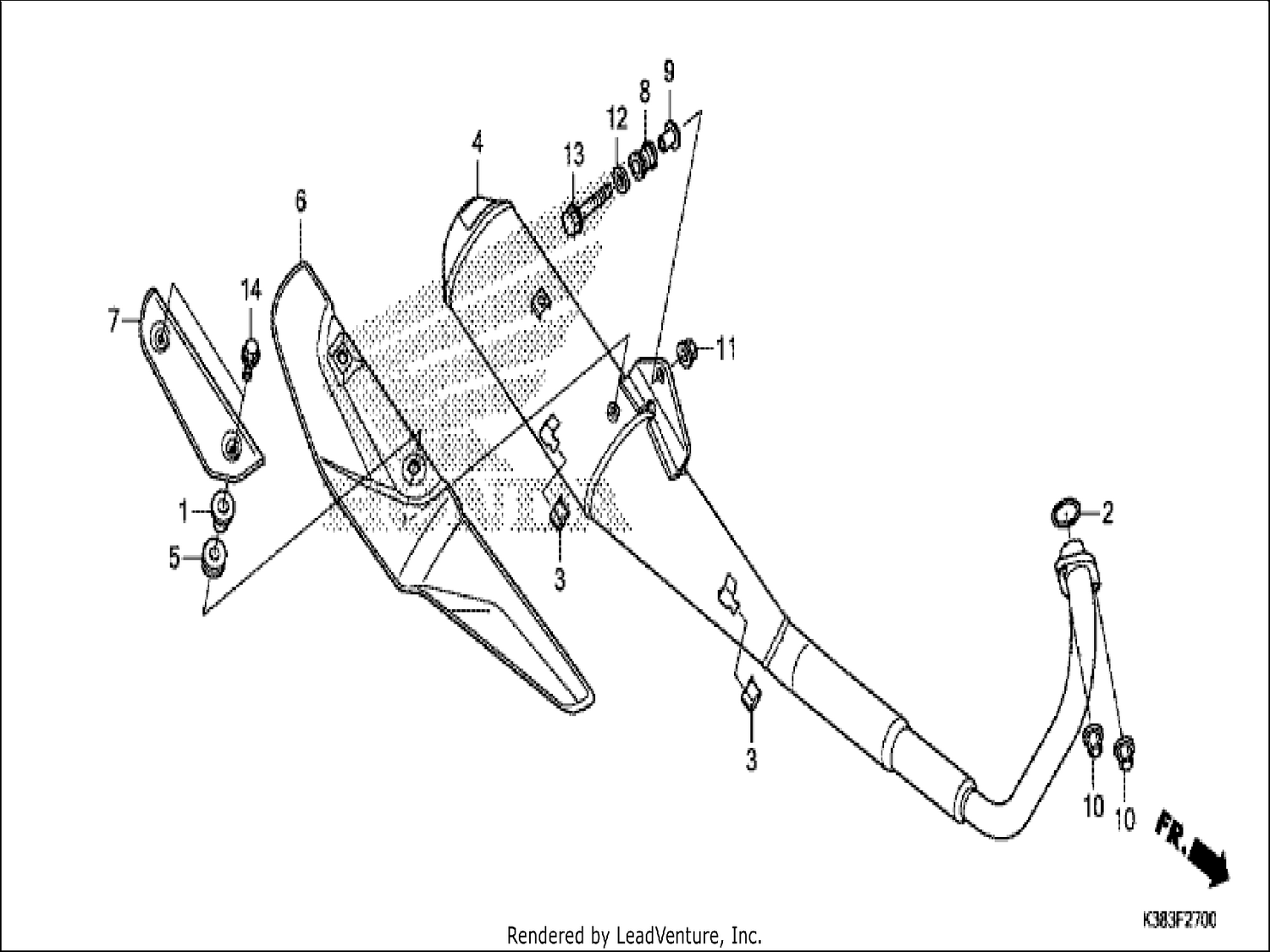  EXHAUST MUFFLER