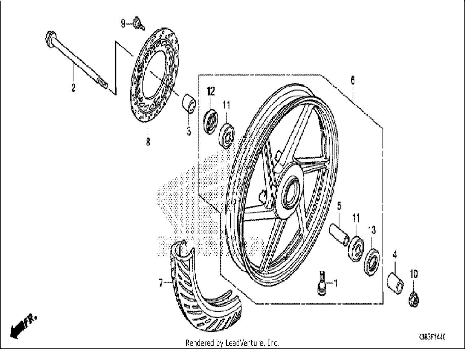  40 FRONT WHEEL