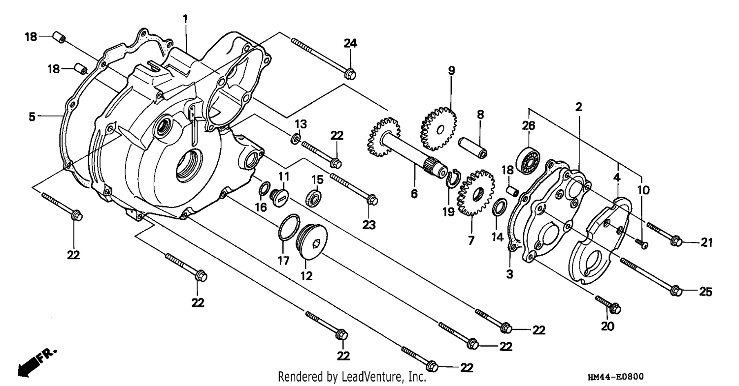 LEFT CRANKCASE COVER