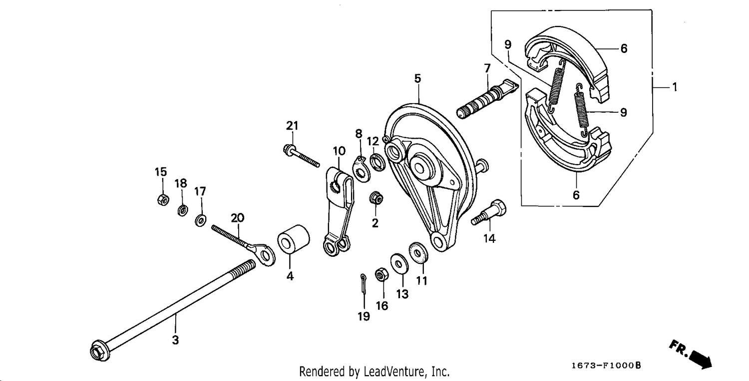 REAR BRAKE PANEL