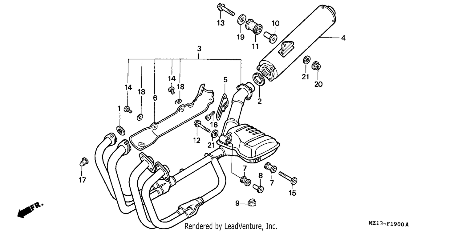 EXHAUST MUFFLER