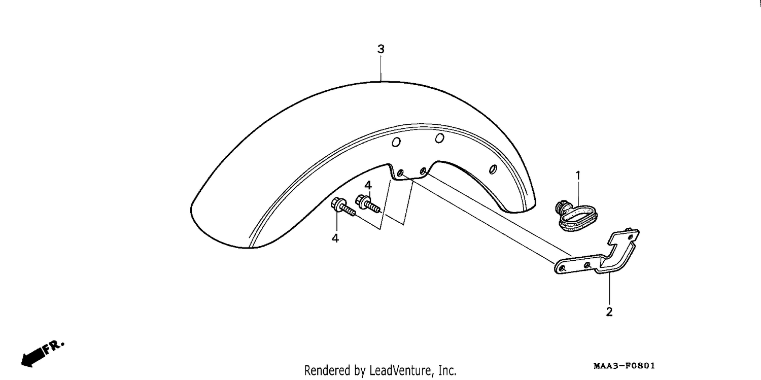 FRONT FENDER (VT1100C2)