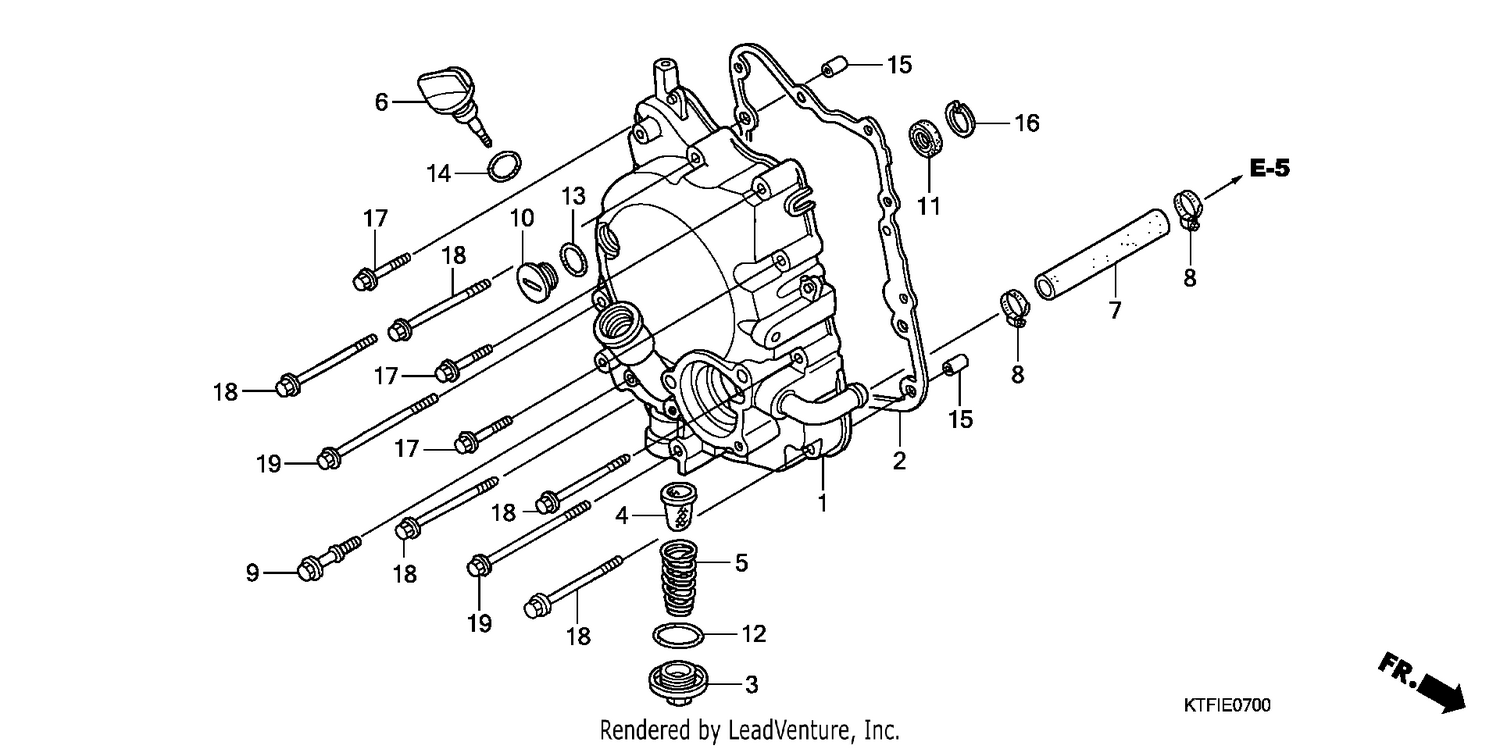 RIGHT CRANKCASE COVER
