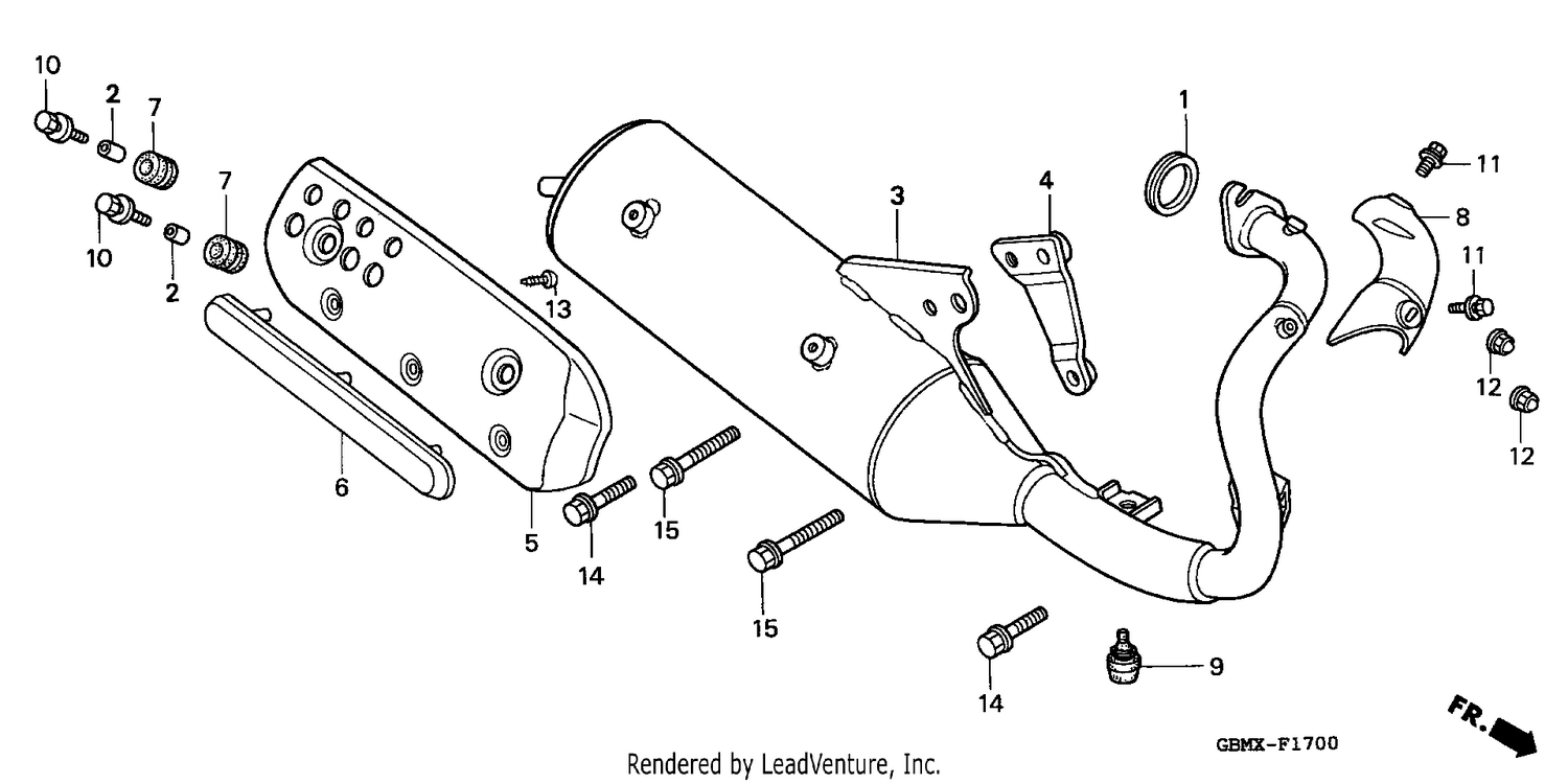 EXHAUST MUFFLER