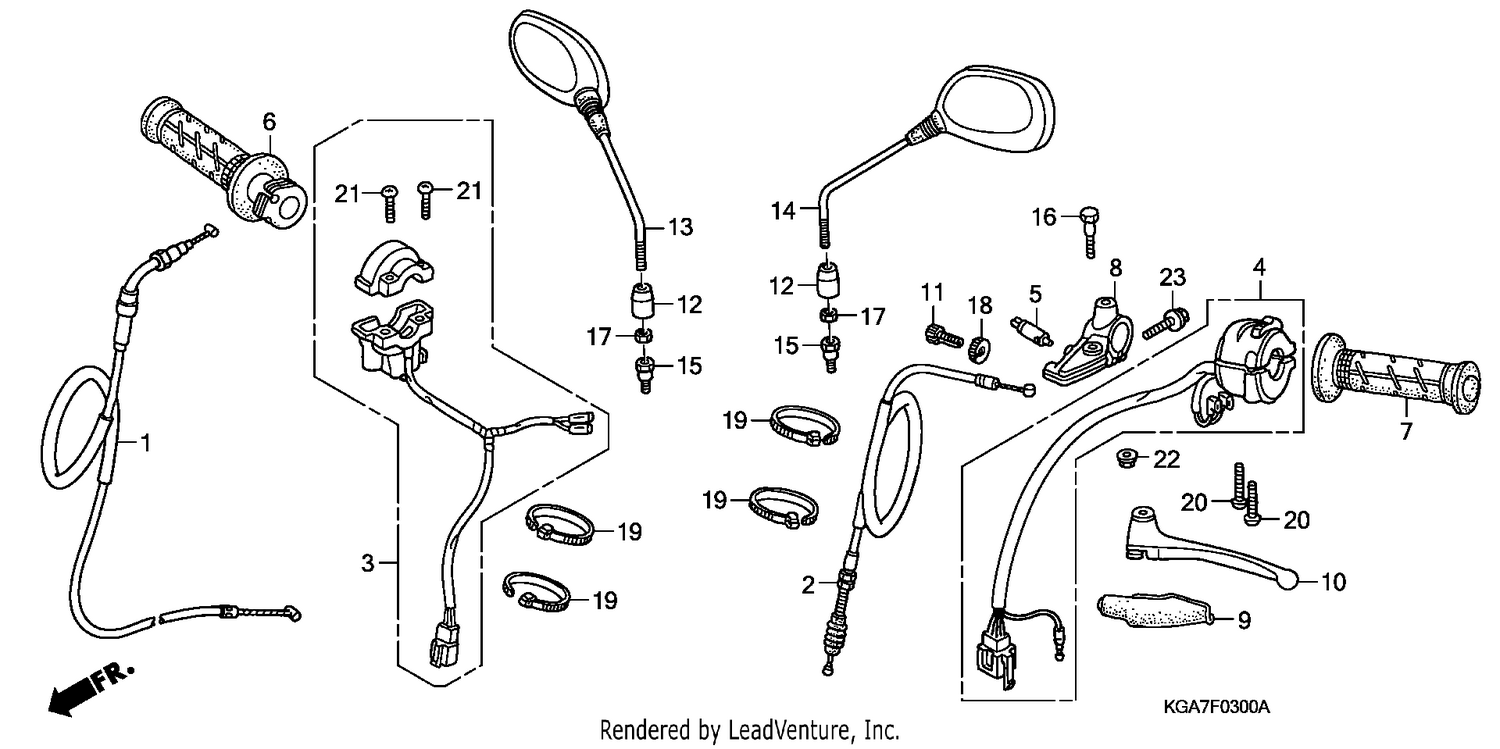 HANDLE LEVER/SWITCH/CABLE