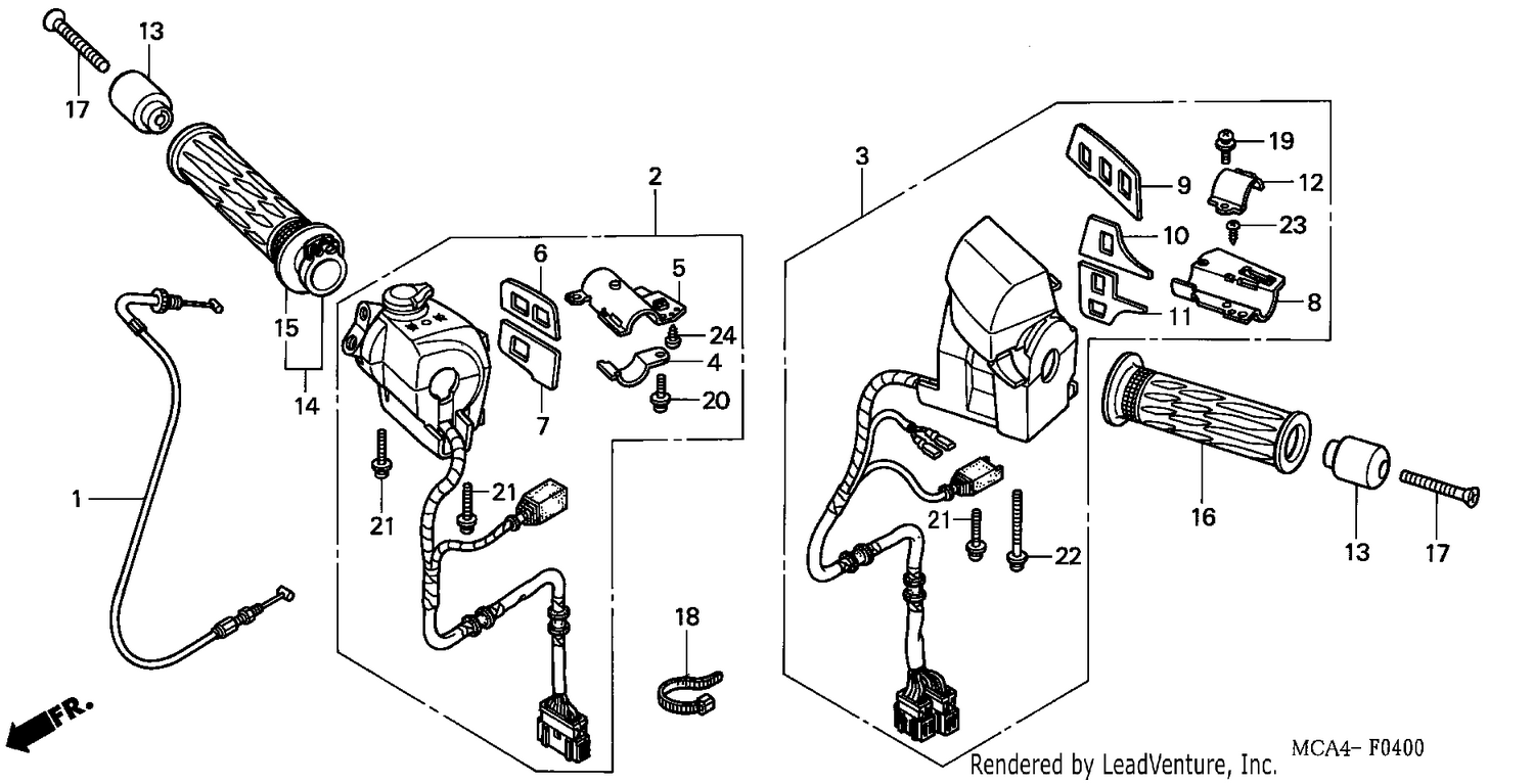HANDLE SWITCH (GL1800A1/A2/A3)