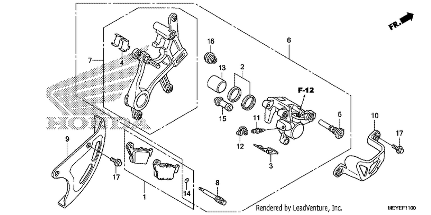  REAR BRAKE CALIPER
