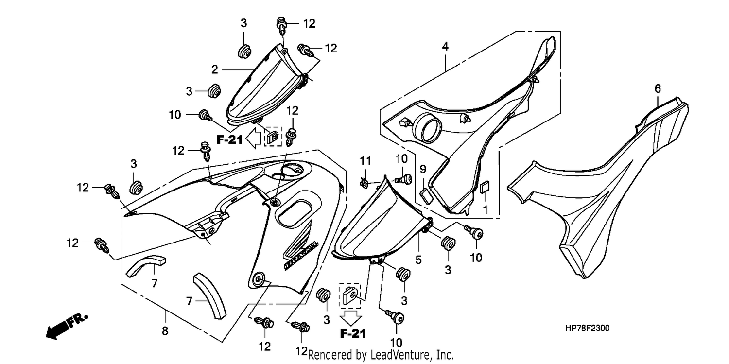 SIDE COVER/TANK COVER