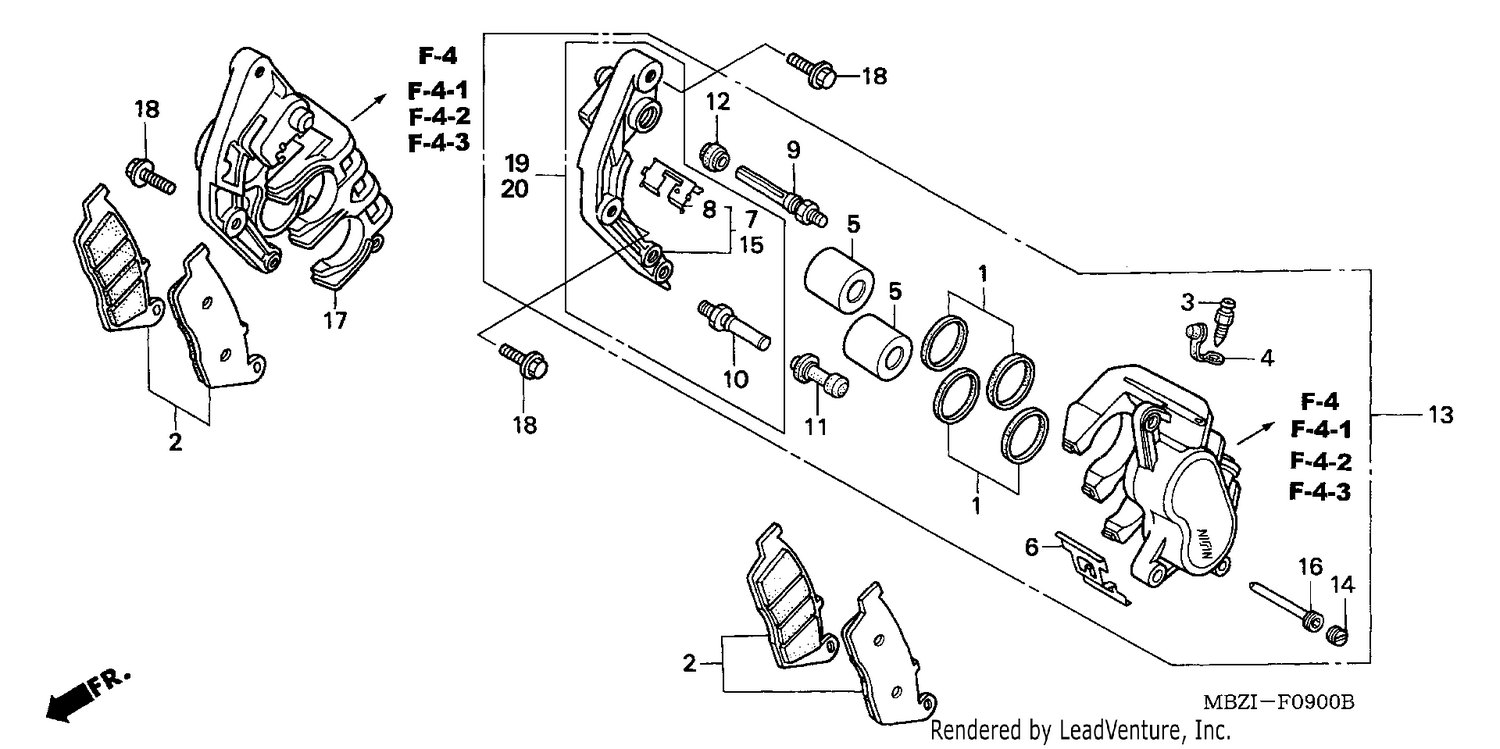 FRONT BRAKE CALIPER
