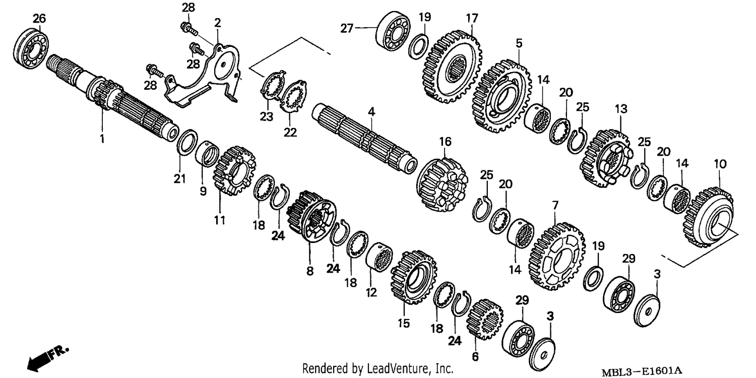 TRANSMISSION (NT650V2/3/4/5)