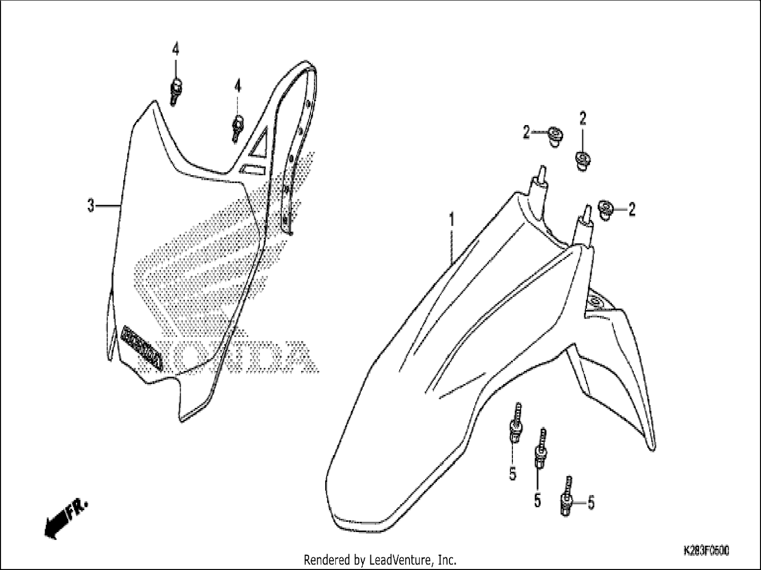  FRONT FENDER