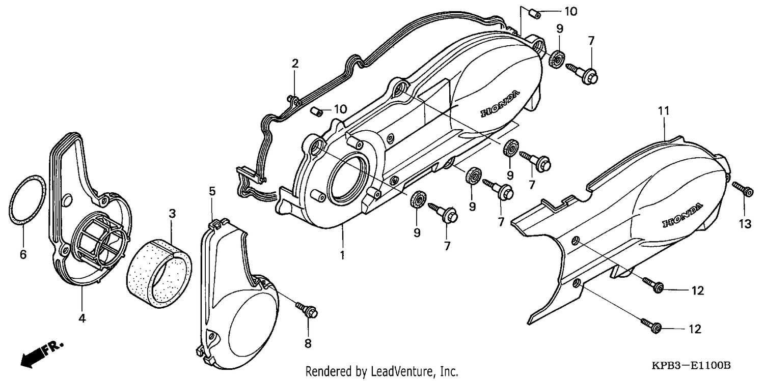 LEFT CRANKCASE COVER