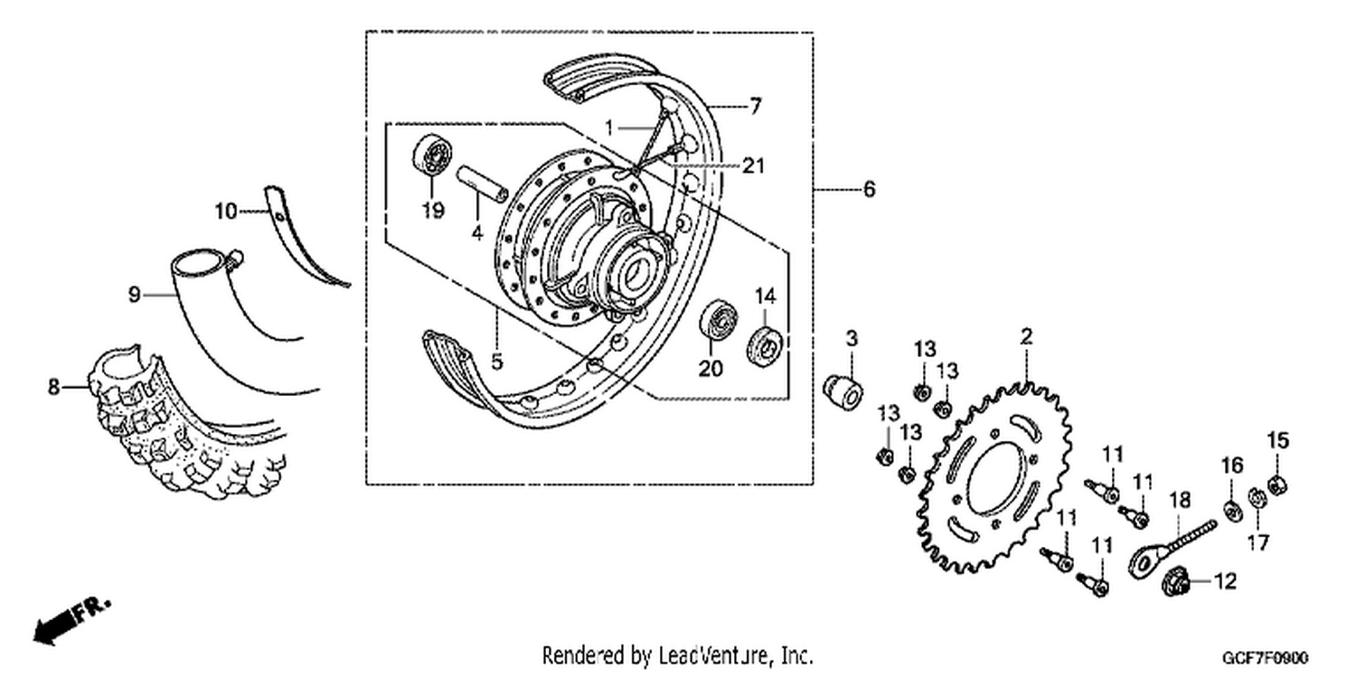  REAR WHEEL