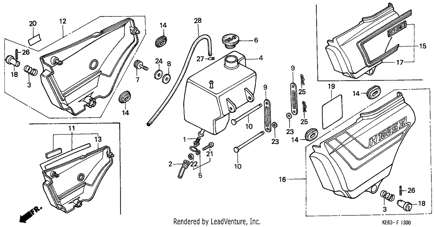SIDE COVER/OIL TANK