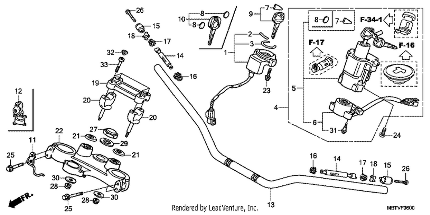  HANDLE PIPE/TOP BRIDGE