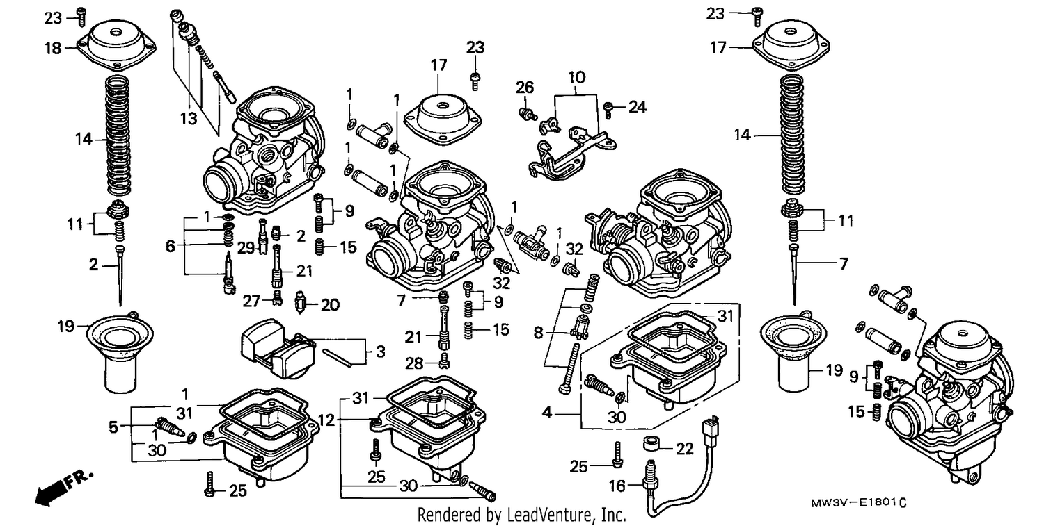 CARBURETOR (COMPONENT PARTS)