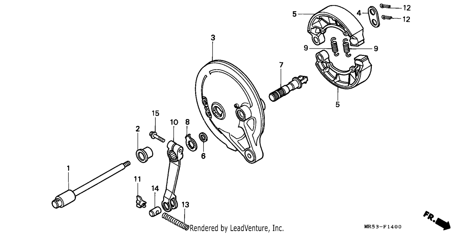 REAR BRAKE PANEL