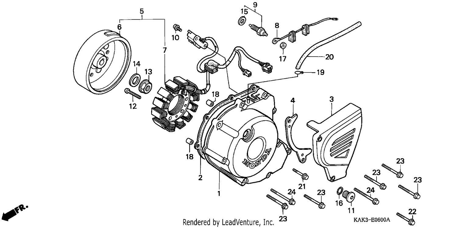 LEFT CRANKCASE COVER