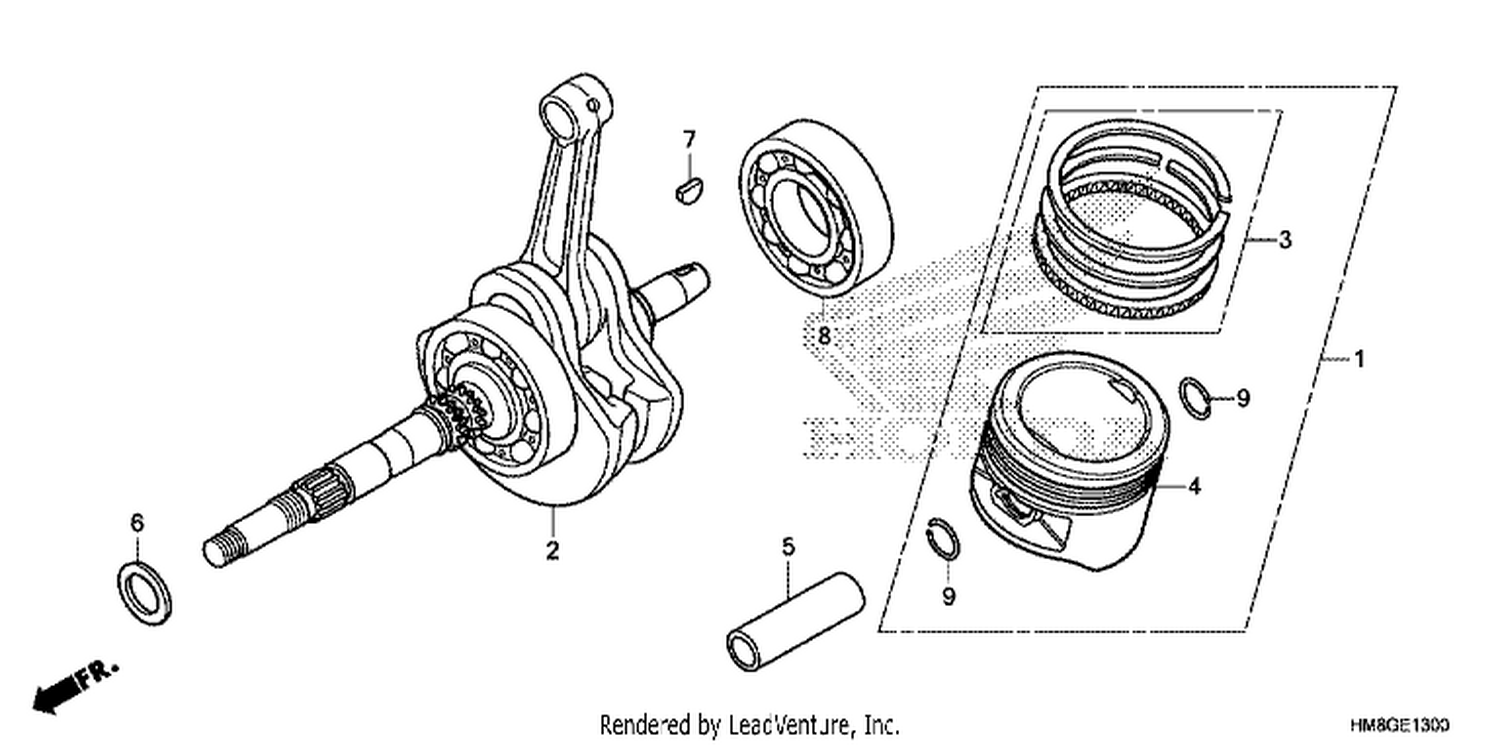  CRANKSHAFT/PISTON