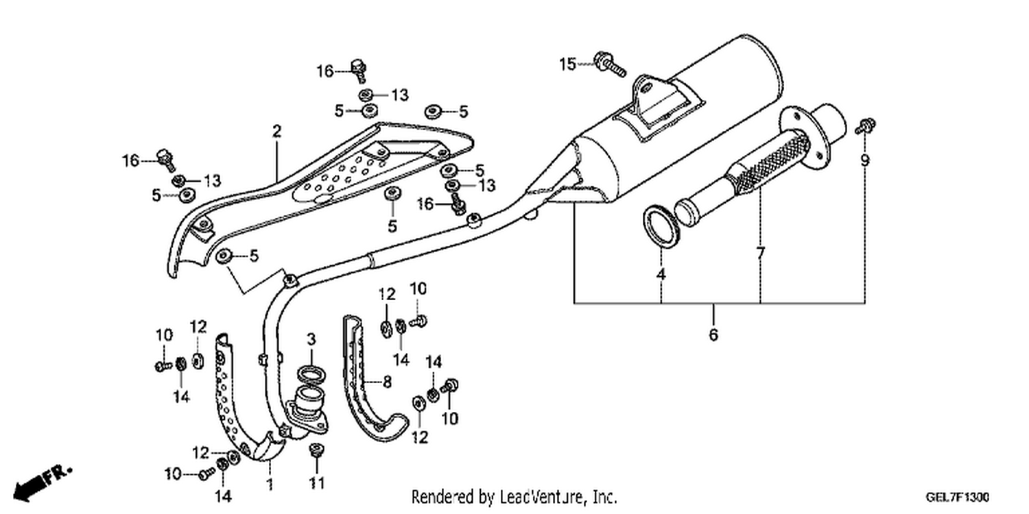  EXHAUST MUFFLER