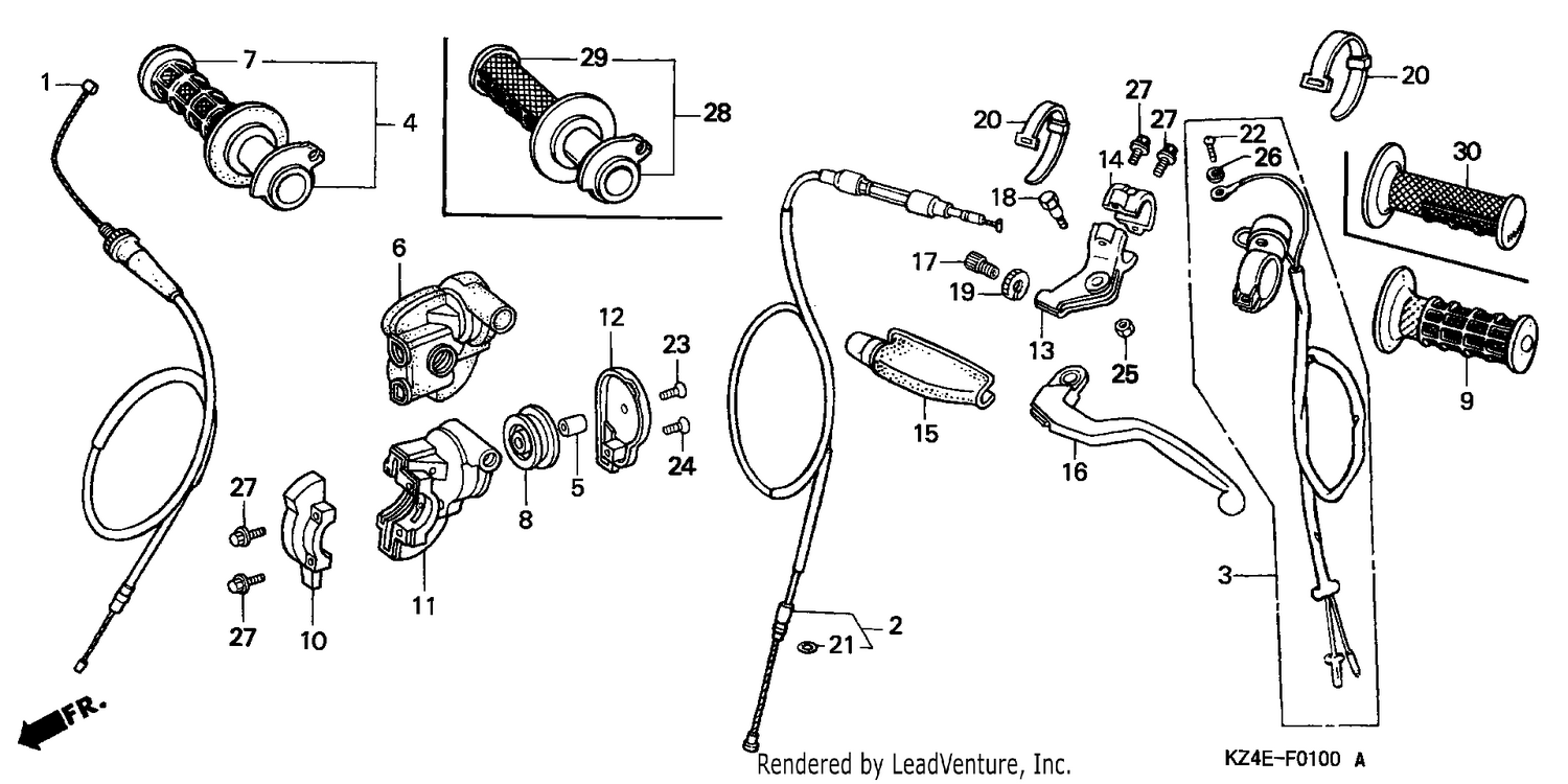 HANDLE LEVER/SWITCH CABLE