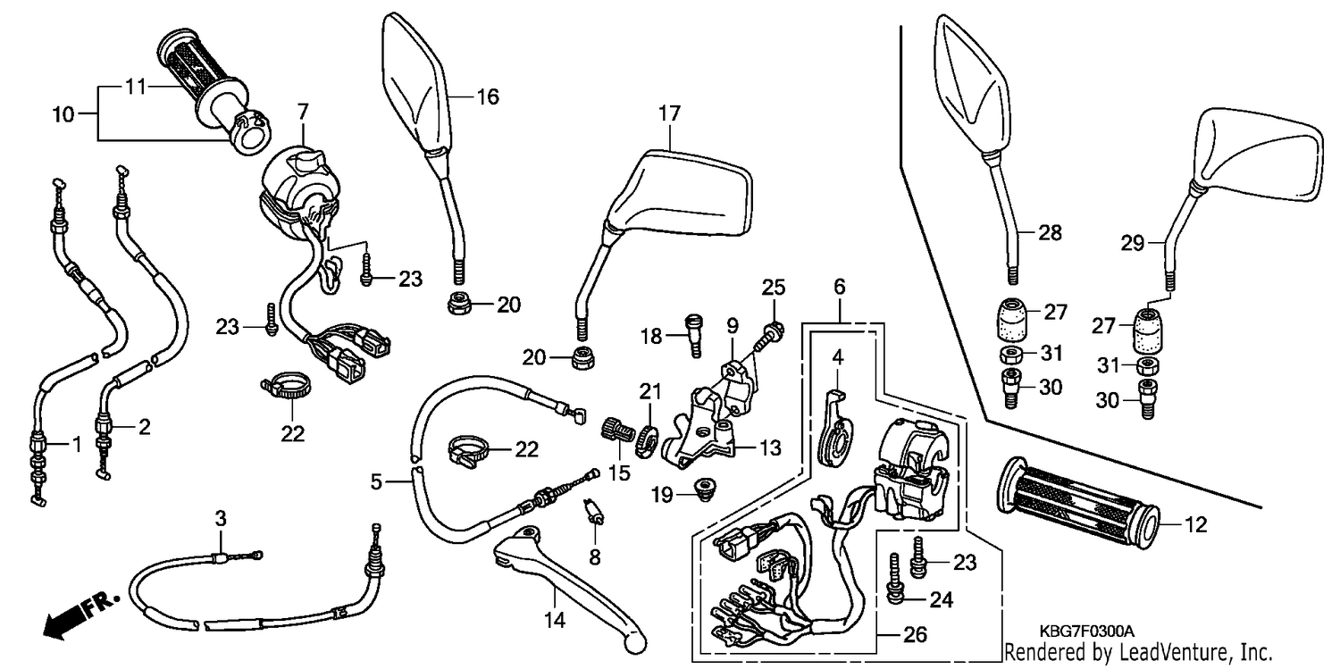 HANDLE LEVER/SWITCH/ CABLE
