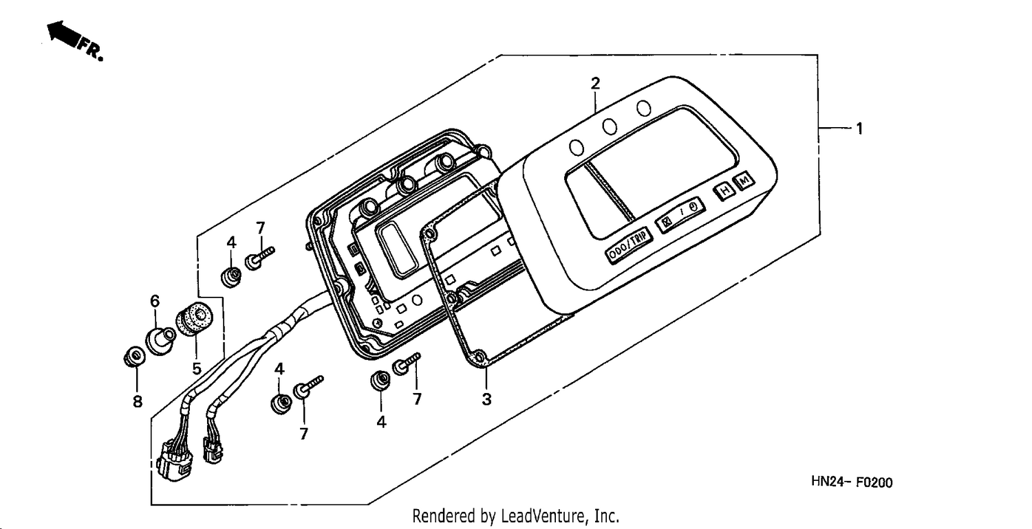 METER (TRX500FA1/2/3/4)