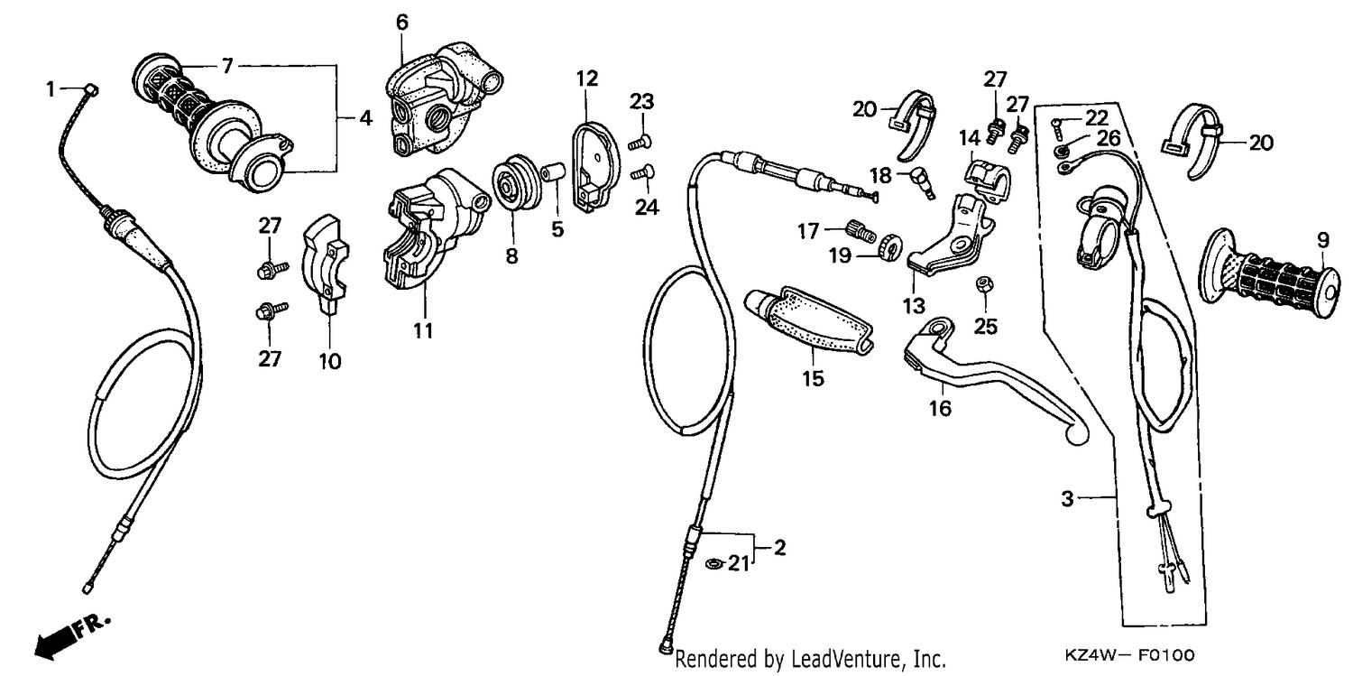 HANDLE LEVER/SWITCH CABLE