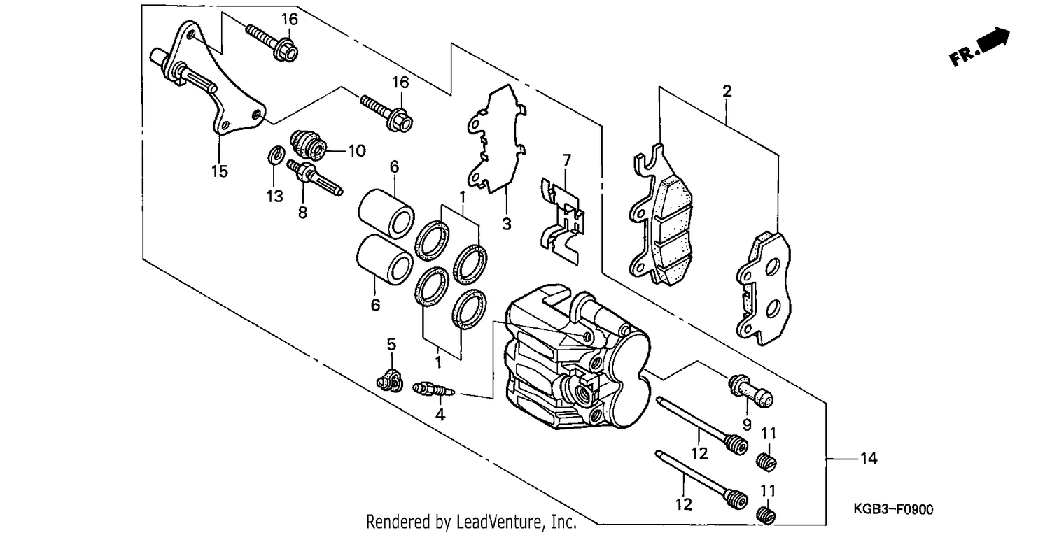 FRONT BRAKE CALIPER