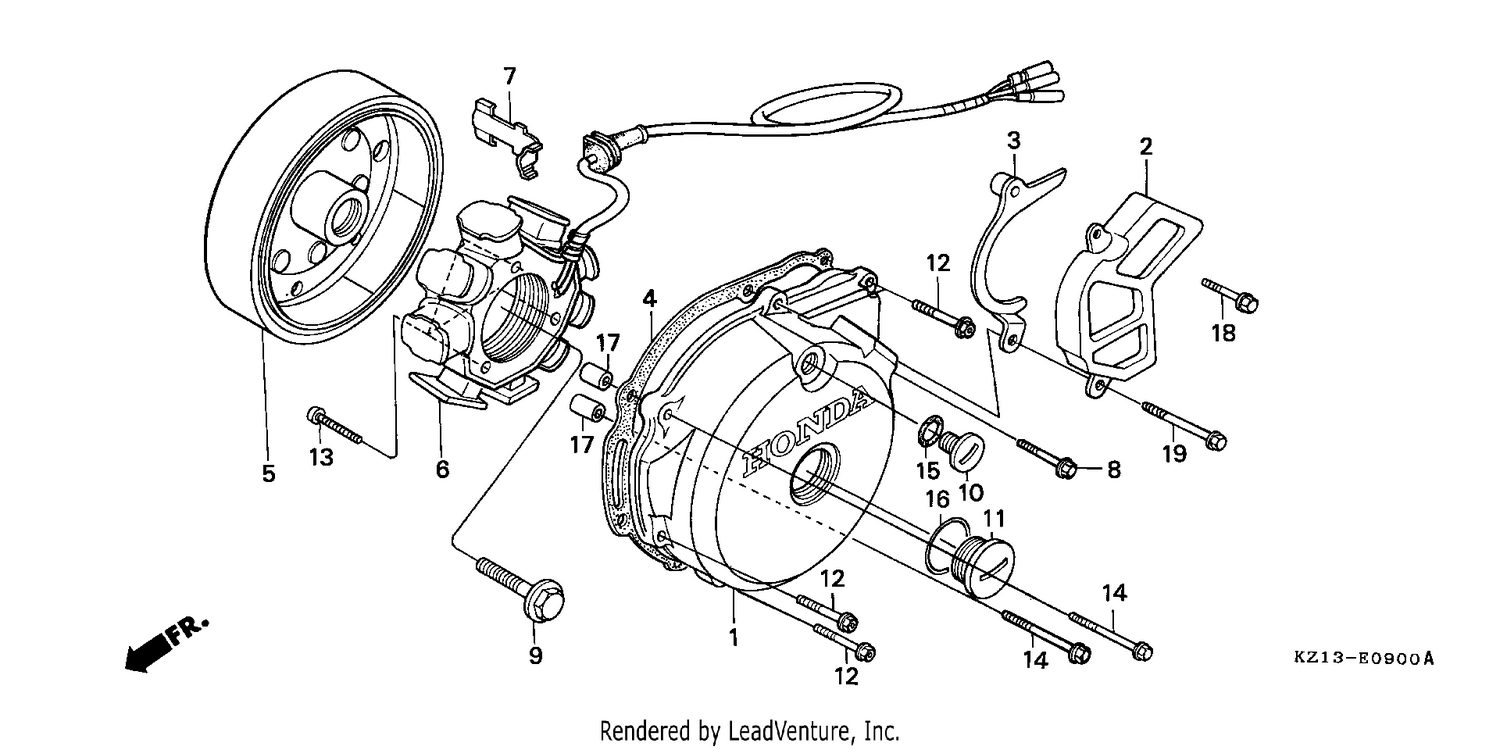 LEFT CRANKCASE COVER
